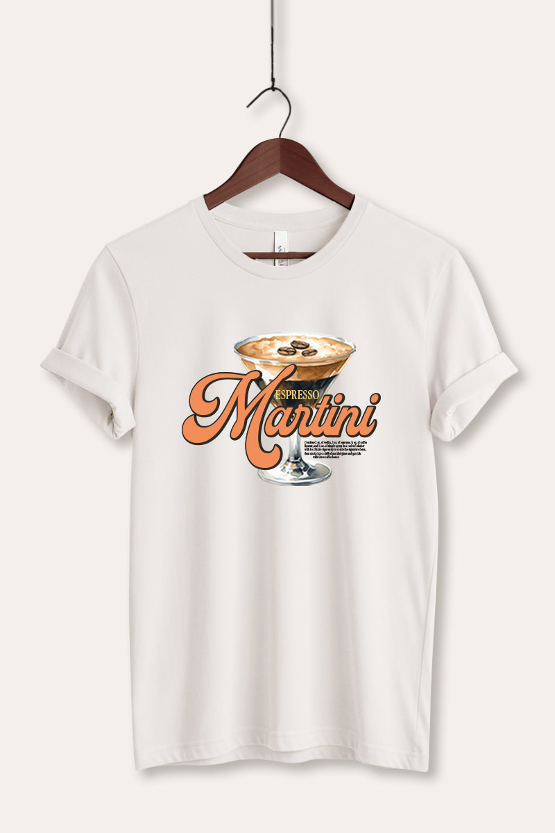 espresso martini graphic bella+canvas® tee