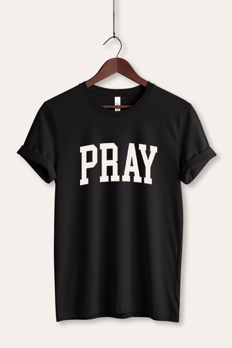 "pray" graphic bella+canvas® tee
