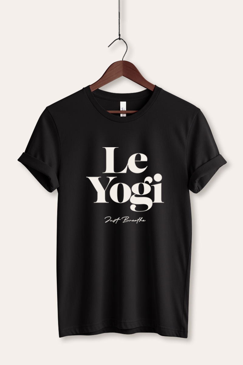 "le yogi" graphic bella+canvas® tee