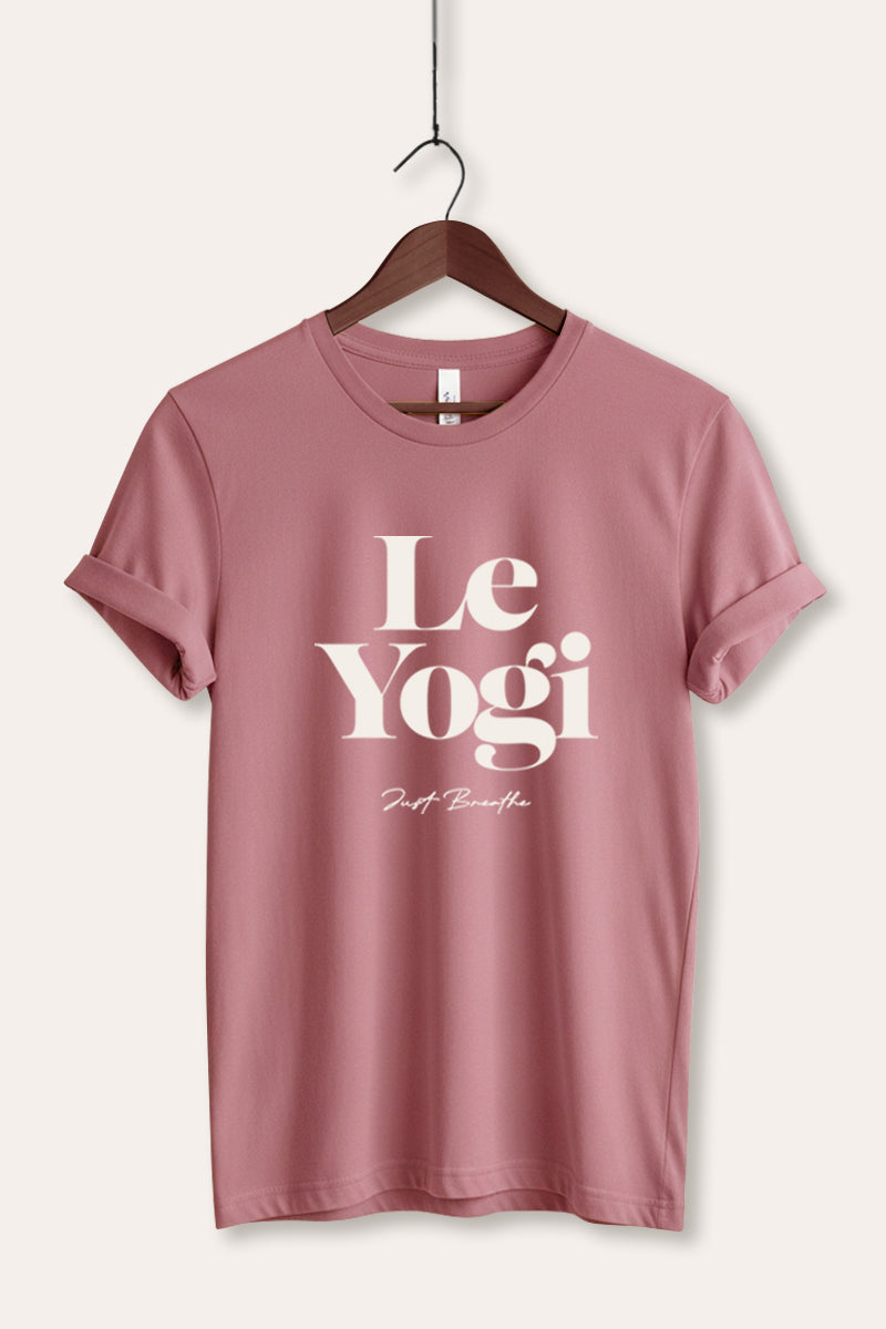 "le yogi" graphic bella+canvas® tee