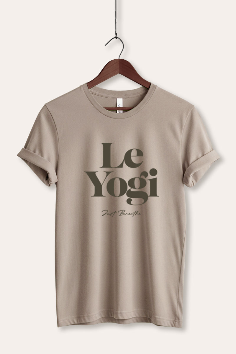 "le yogi" graphic bella+canvas® tee