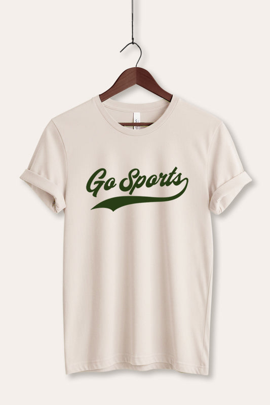 "go sports" varsity graphic bella+canvas® tee