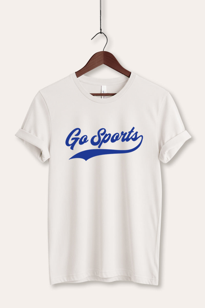 Go Sports Varsity Graphic Women's Jersey Tee