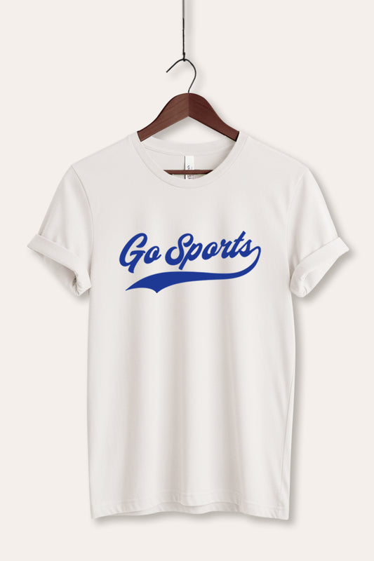 "go sports" varsity graphic bella+canvas® tee