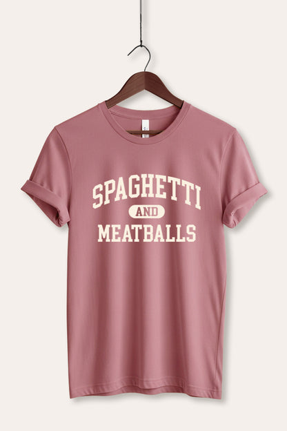 Spaghetti & Meatballs Graphic Women's Jersey Tee