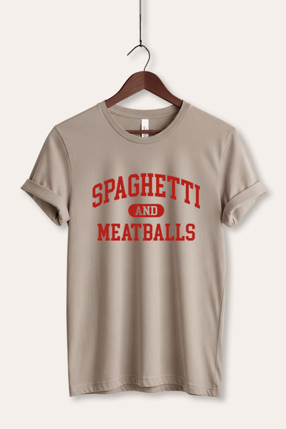 Spaghetti & Meatballs Graphic Women's Jersey Tee