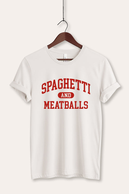 Spaghetti & Meatballs Graphic Women's Jersey Tee