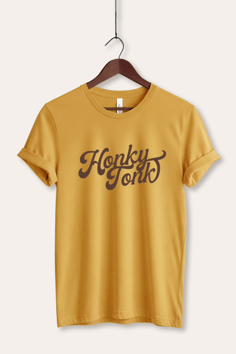 honky tonk graphic bella+canvas® tee