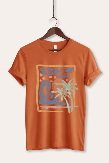 Beach Club Coastal Graphic Women's Jersey Tee