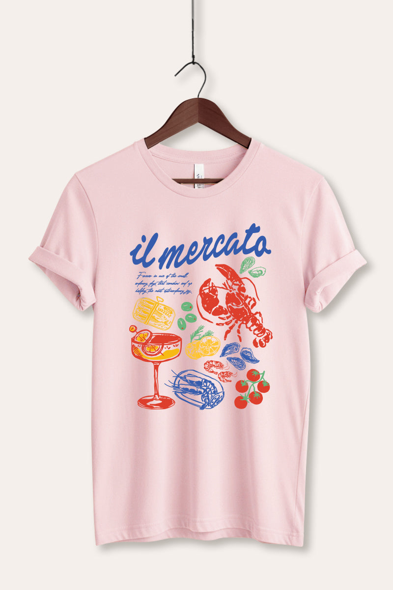 "il mercato market" graphic bella+canvas® tee