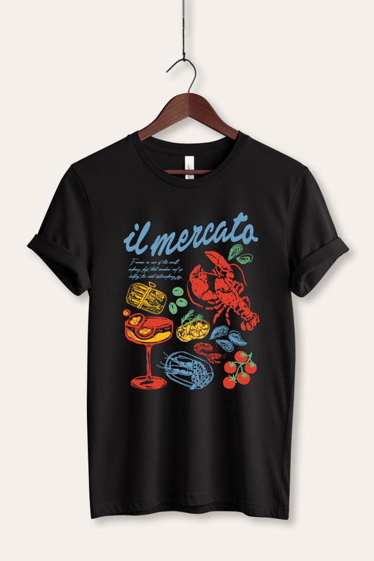 "il mercato market" graphic bella+canvas® tee