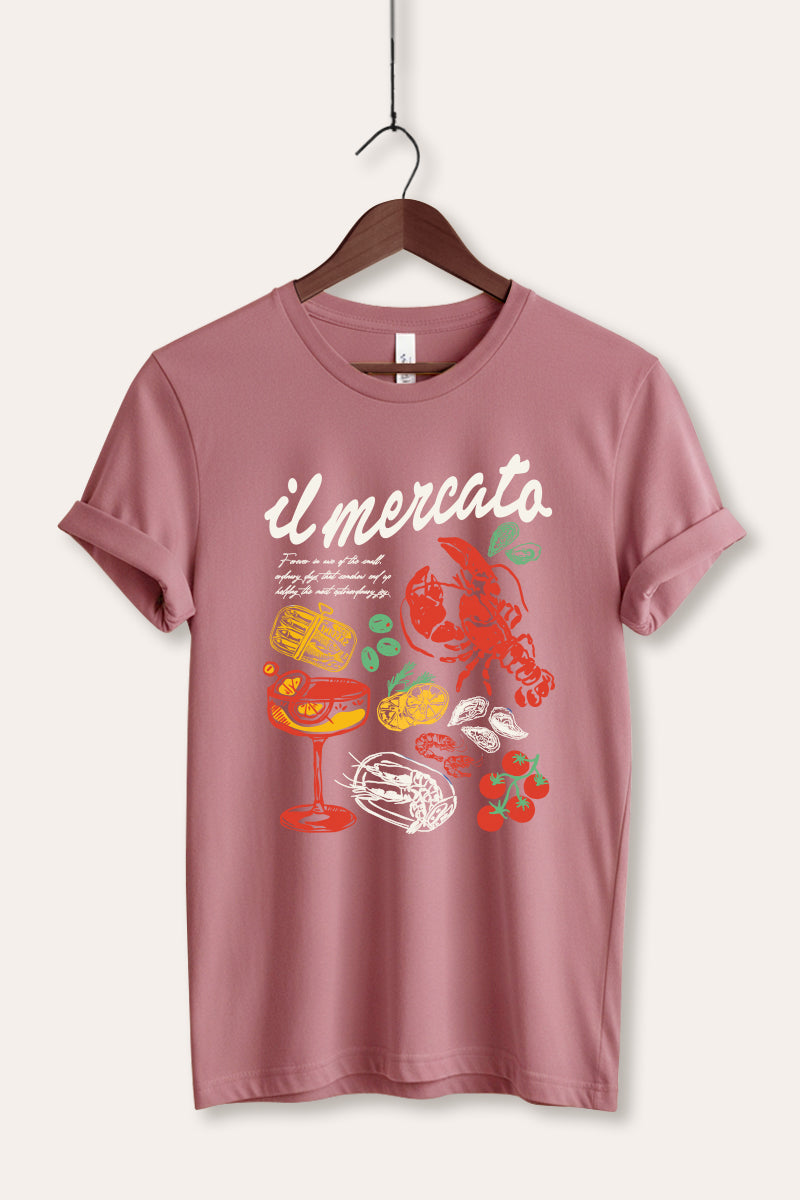 "il mercato market" graphic bella+canvas® tee