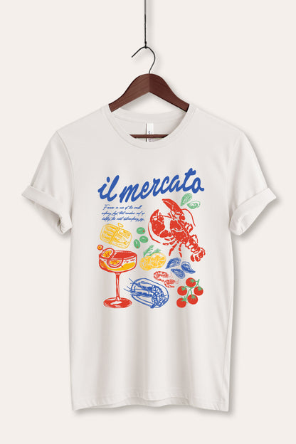 The Market Lobster Coastal Graphic Women's Jersey Tee