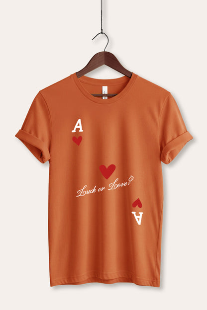 Ace Of Hearts Graphic Women's Jersey Tee