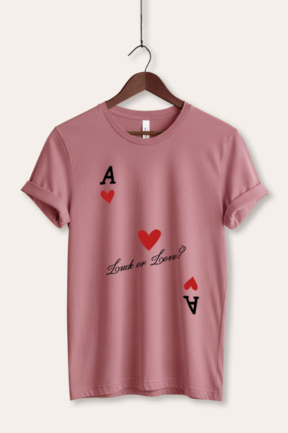 Ace Of Hearts Graphic Women's Jersey Tee