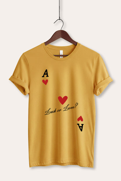 Ace Of Hearts Graphic Women's Jersey Tee