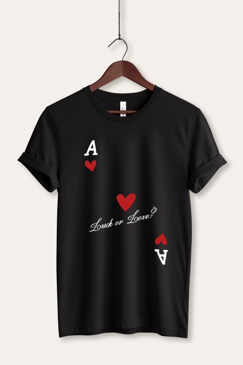 Ace Of Hearts Graphic Women's Jersey Tee