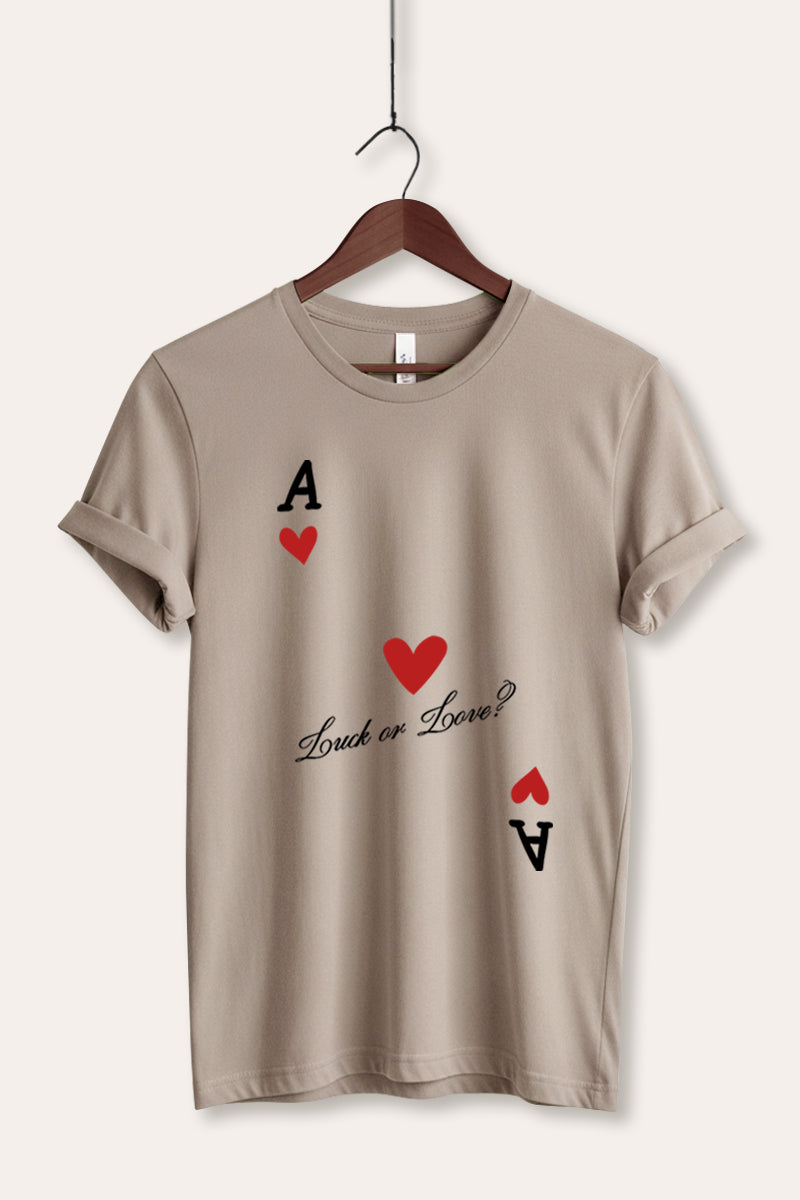 Ace Of Hearts Graphic Women's Jersey Tee