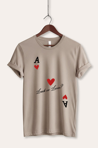 Ace Of Hearts Graphic Women's Jersey Tee