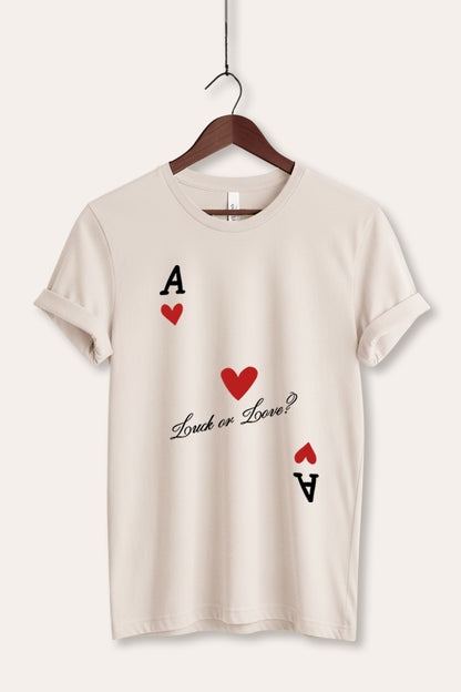 Ace Of Hearts Graphic Women's Jersey Tee