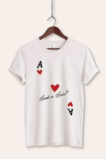 Ace Of Hearts Graphic Women's Jersey Tee