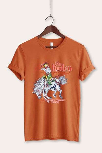 The Rodeo American Pastime Graphic Women's Jersey Tee