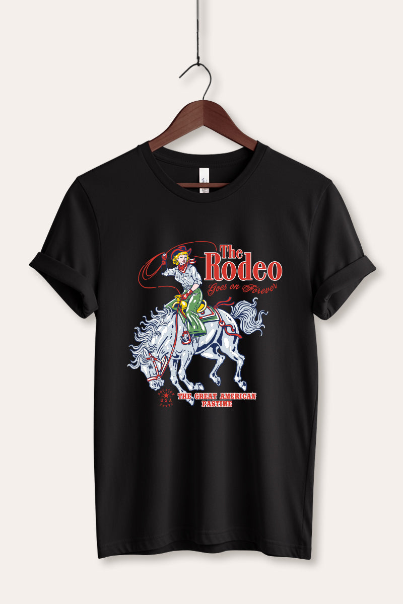 "the rodeo" graphic bella+canvas® tee