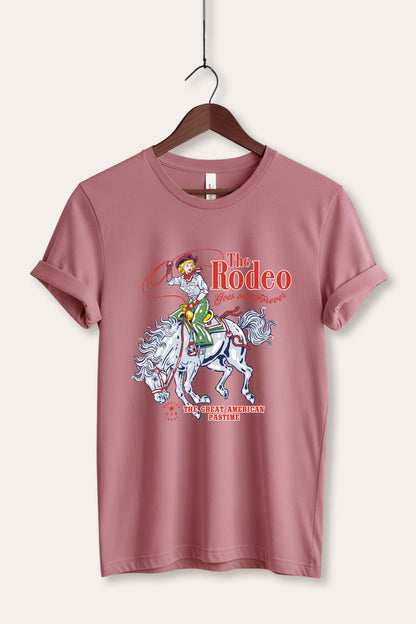 The Rodeo American Pastime Graphic Women's Jersey Tee