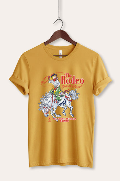 The Rodeo American Pastime Graphic Women's Jersey Tee