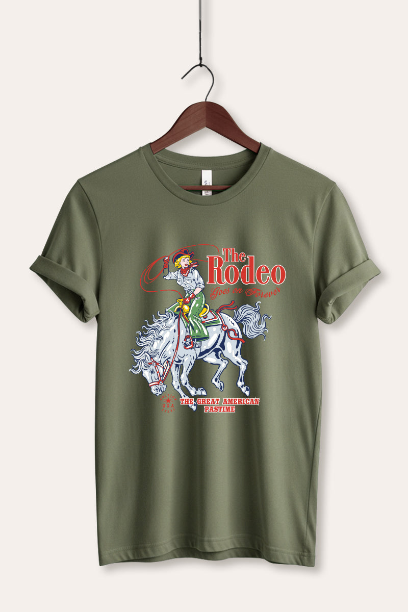 "the rodeo" graphic bella+canvas® tee