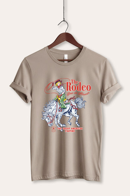 The Rodeo American Pastime Graphic Women's Jersey Tee
