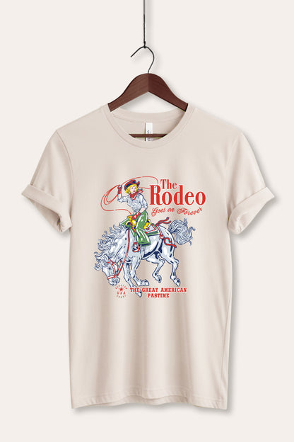 The Rodeo American Pastime Graphic Women's Jersey Tee