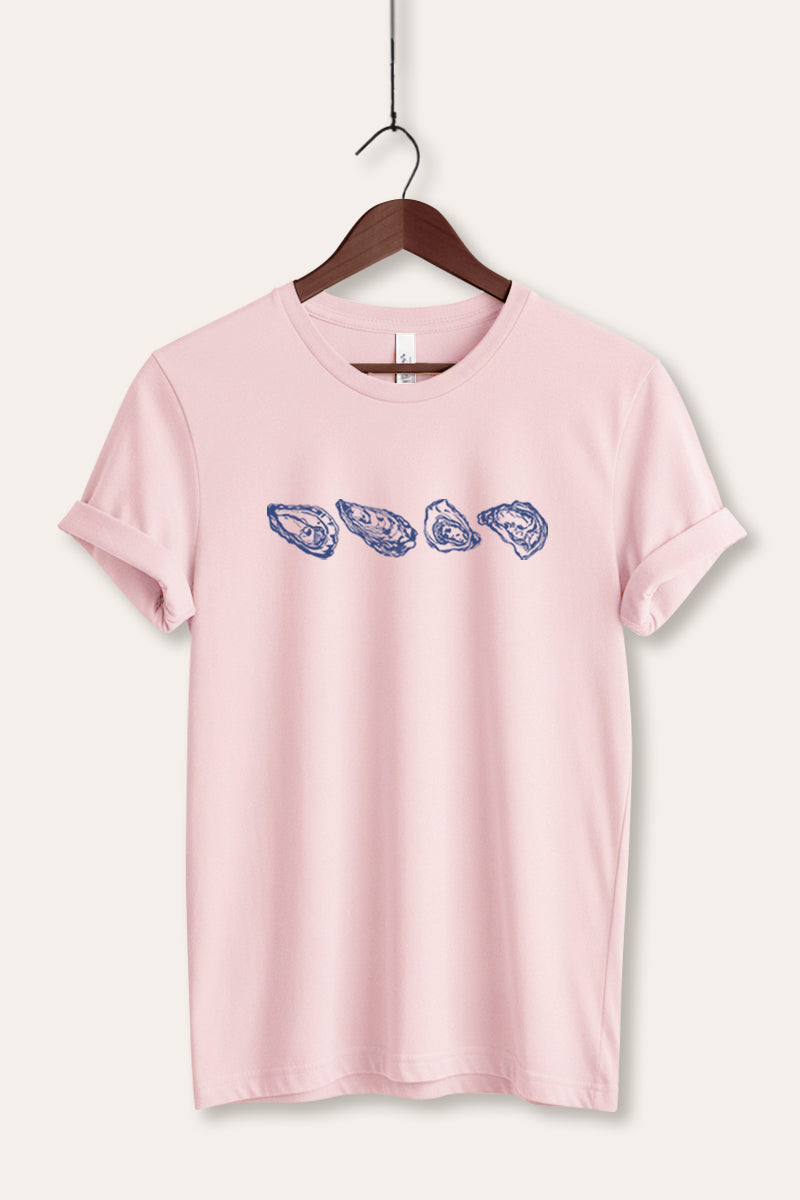 Oyster Coastal Graphic Women's Jersey Tee