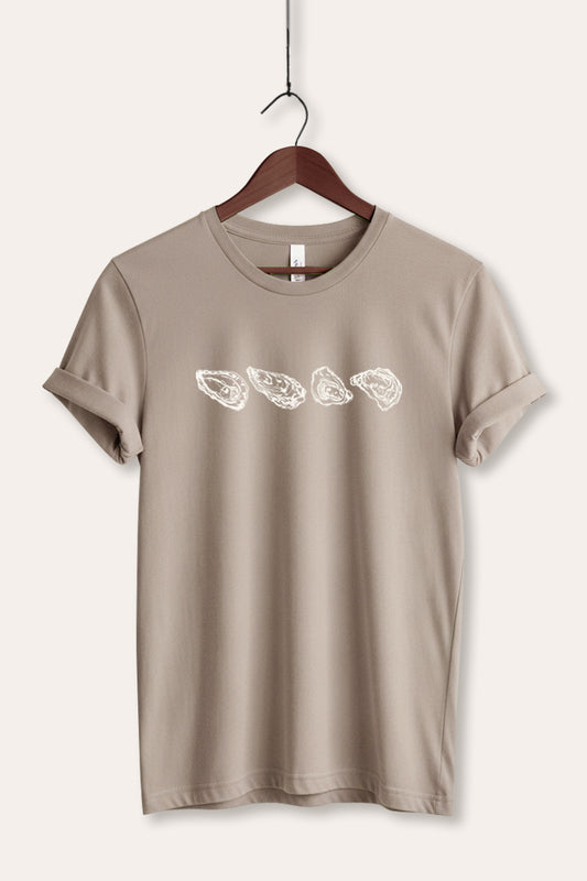 Oyster Coastal Graphic Women's Jersey Tee