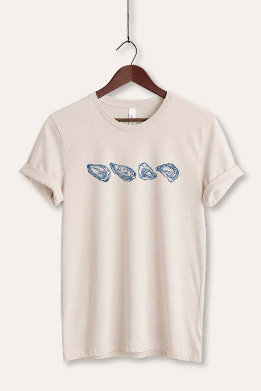 Oyster Coastal Graphic Women's Jersey Tee