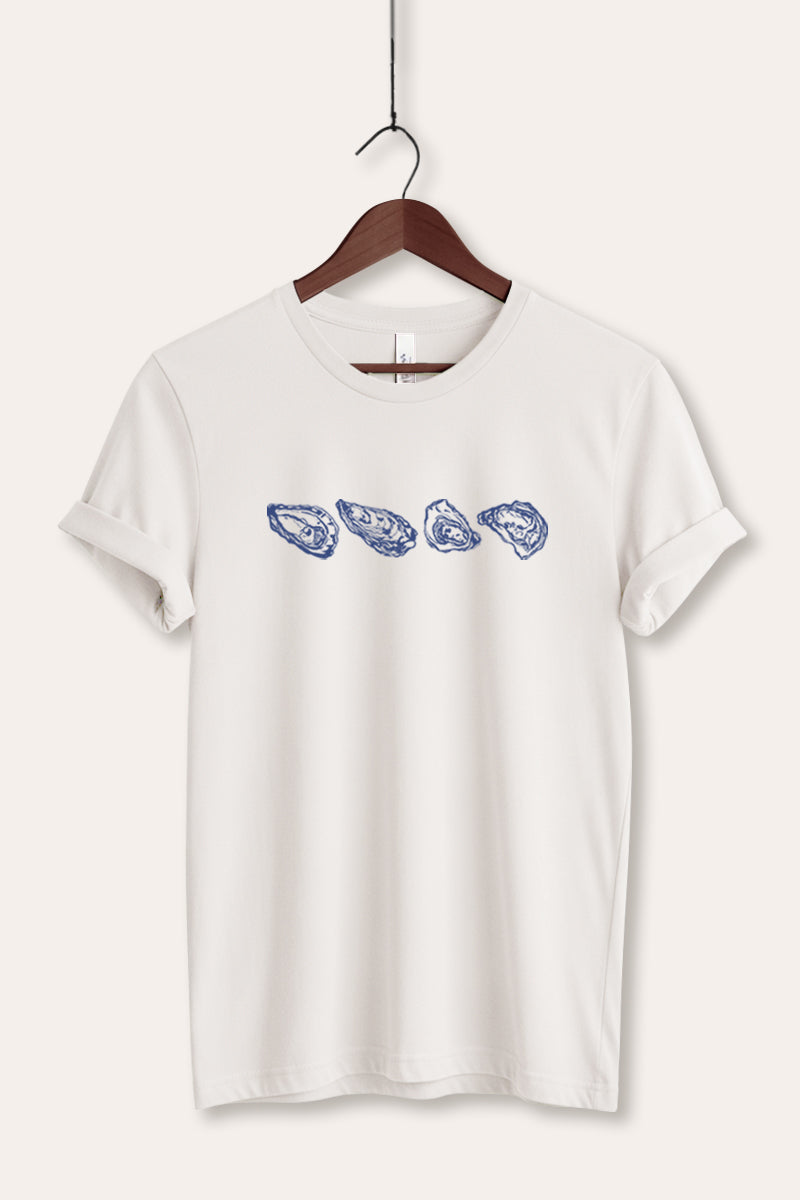 Oyster Coastal Graphic Women's Jersey Tee