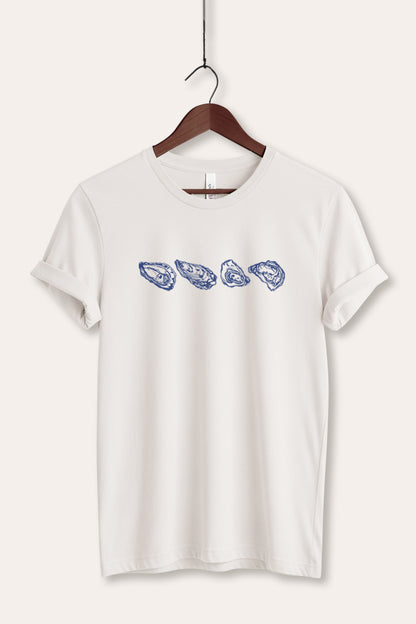Oyster Coastal Graphic Women's Jersey Tee