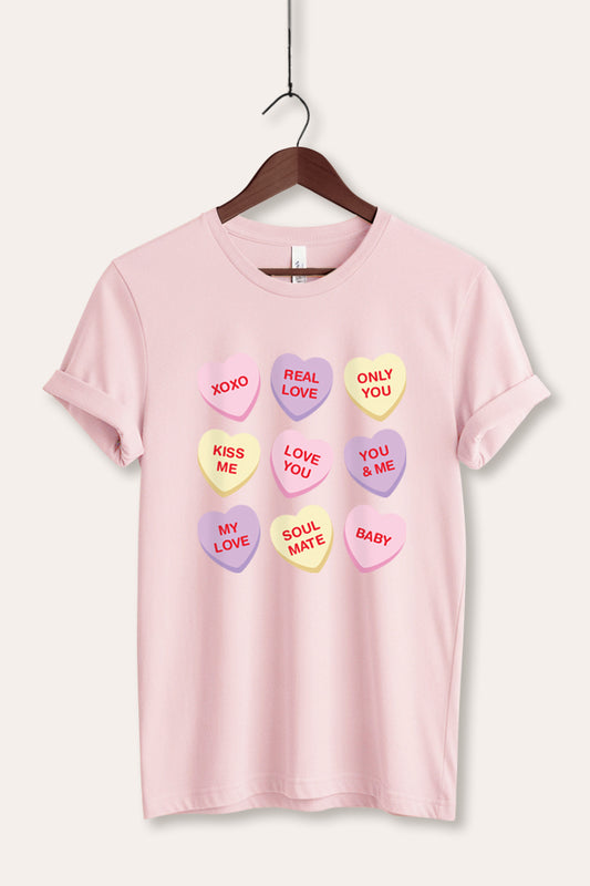 sweetheart candy graphic bella+canvas® tee