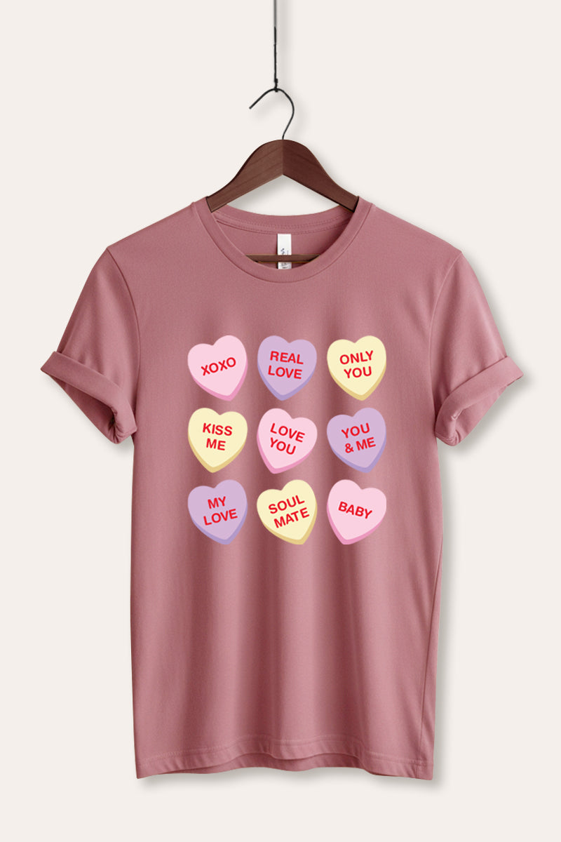 sweetheart candy graphic bella+canvas® tee