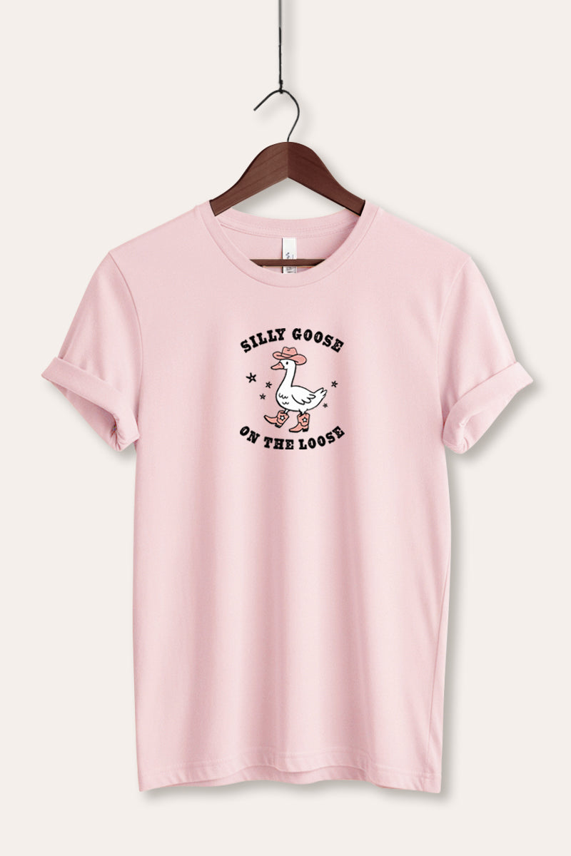 Silly Goose Western Graphic Women's Jersey Tee