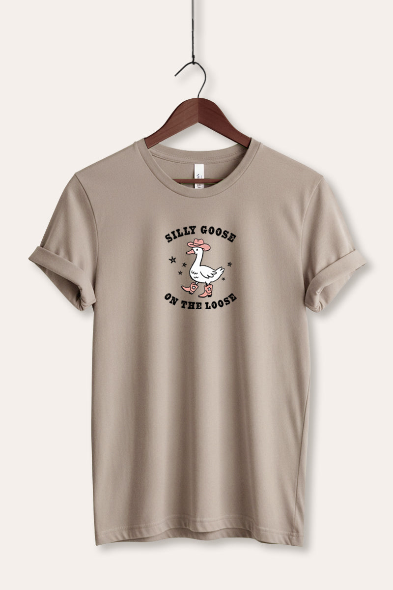 Silly Goose Western Graphic Women's Jersey Tee
