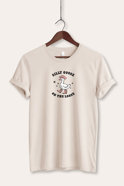 Silly Goose Western Graphic Women's Jersey Tee