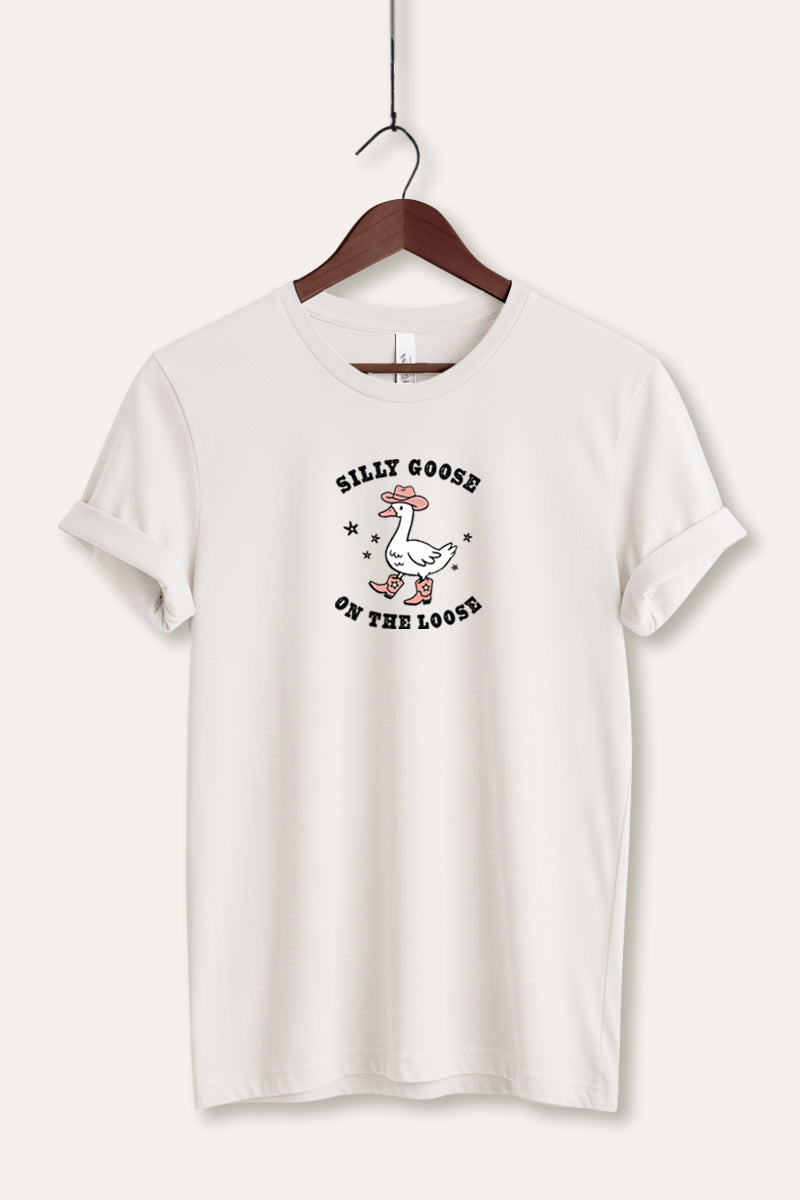 Silly Goose Western Graphic Women's Jersey Tee