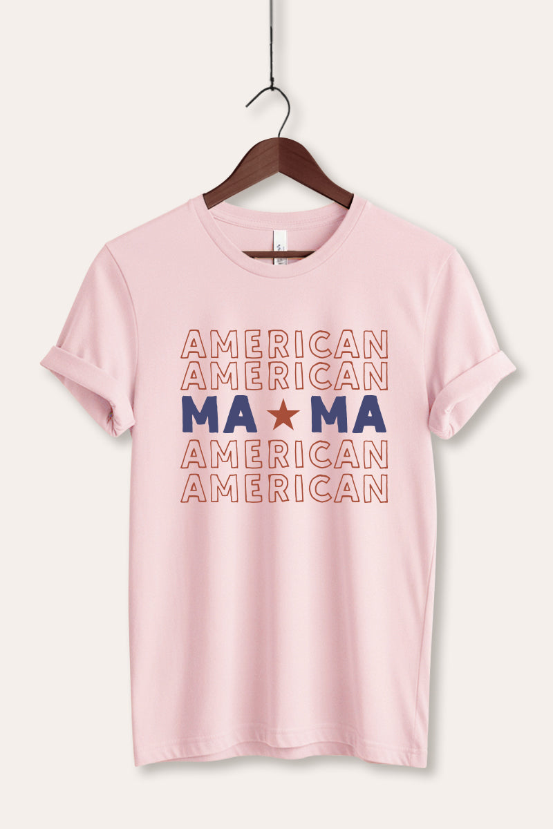 American MAMA Graphic Women's Jersey Tee