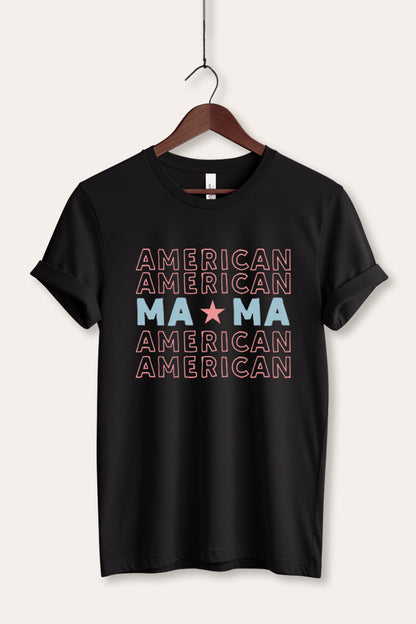 American MAMA Graphic Women's Jersey Tee