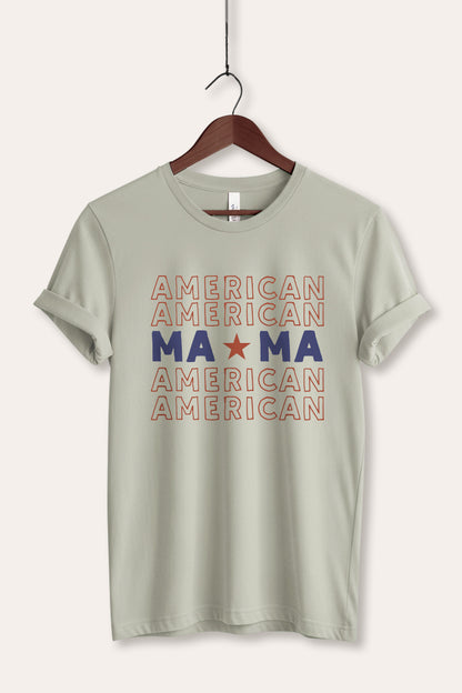 American MAMA Graphic Women's Jersey Tee
