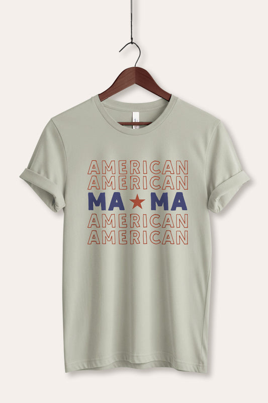 American MAMA Graphic Women's Jersey Tee