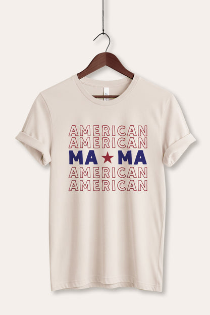 American MAMA Graphic Women's Jersey Tee