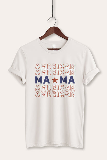 American MAMA Graphic Women's Jersey Tee