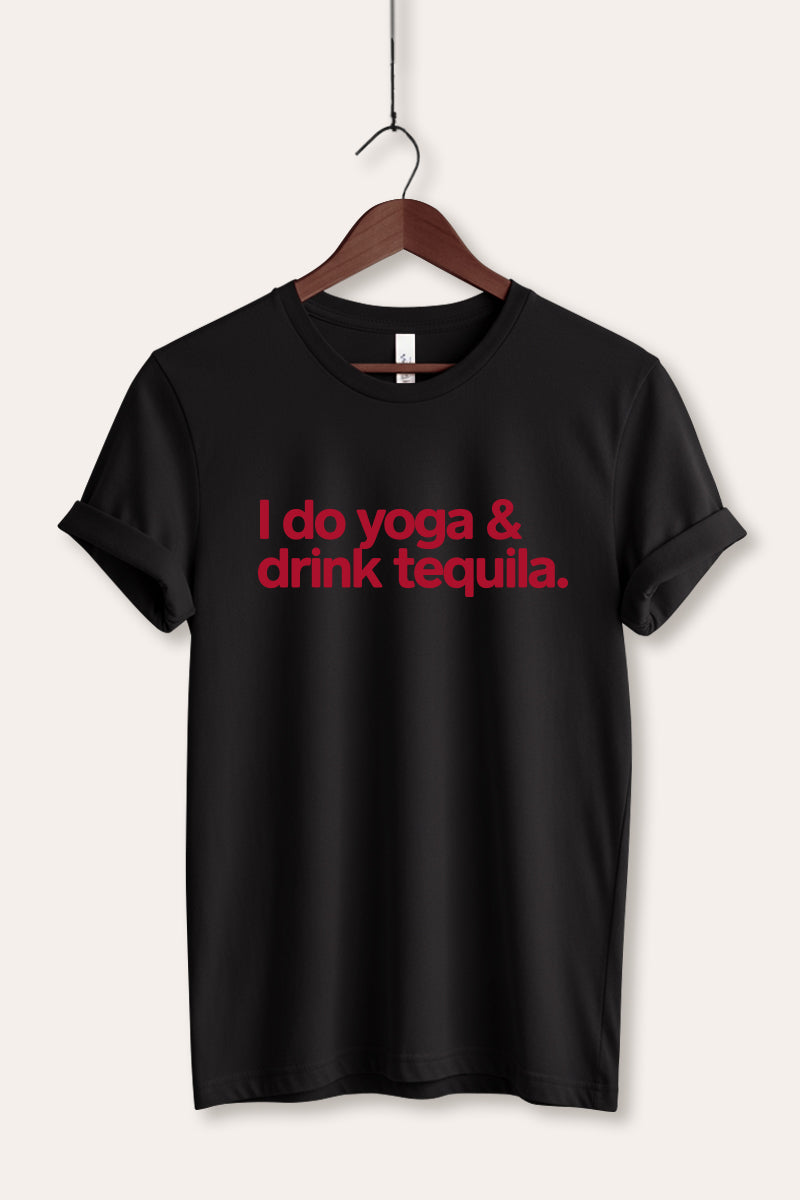 Yoga & Tequila Graphic Women's Jersey Tee